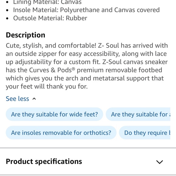 Taos Footwear Z Soul Gray and Cream Casual Sneakers - Picture 13 of 13